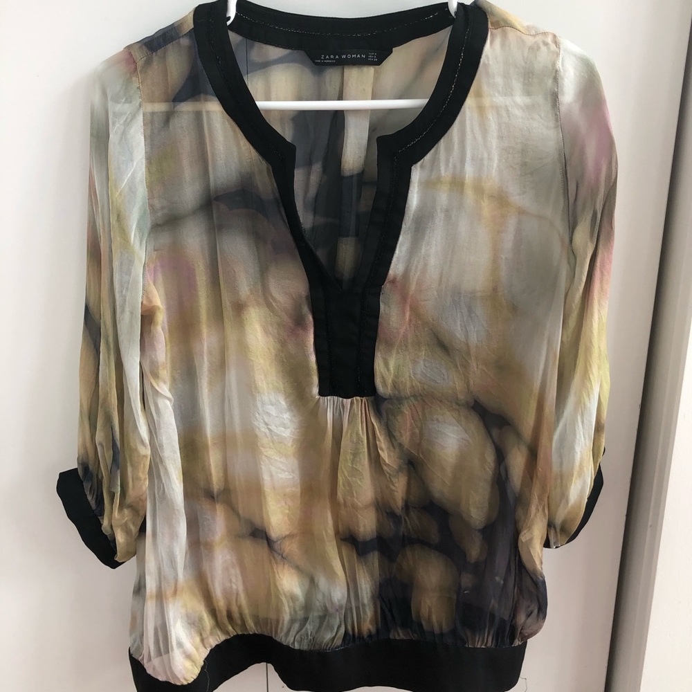 Zara bohemian blouse